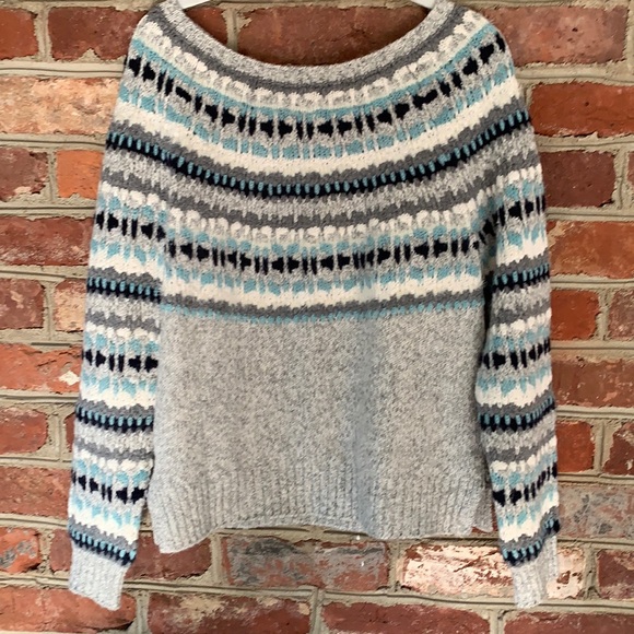 Ann Taylor Loft Fair Isle inspired sweater - Picture 1 of 8